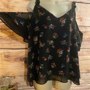 Off the Shoulder Women’s Floral Blouse